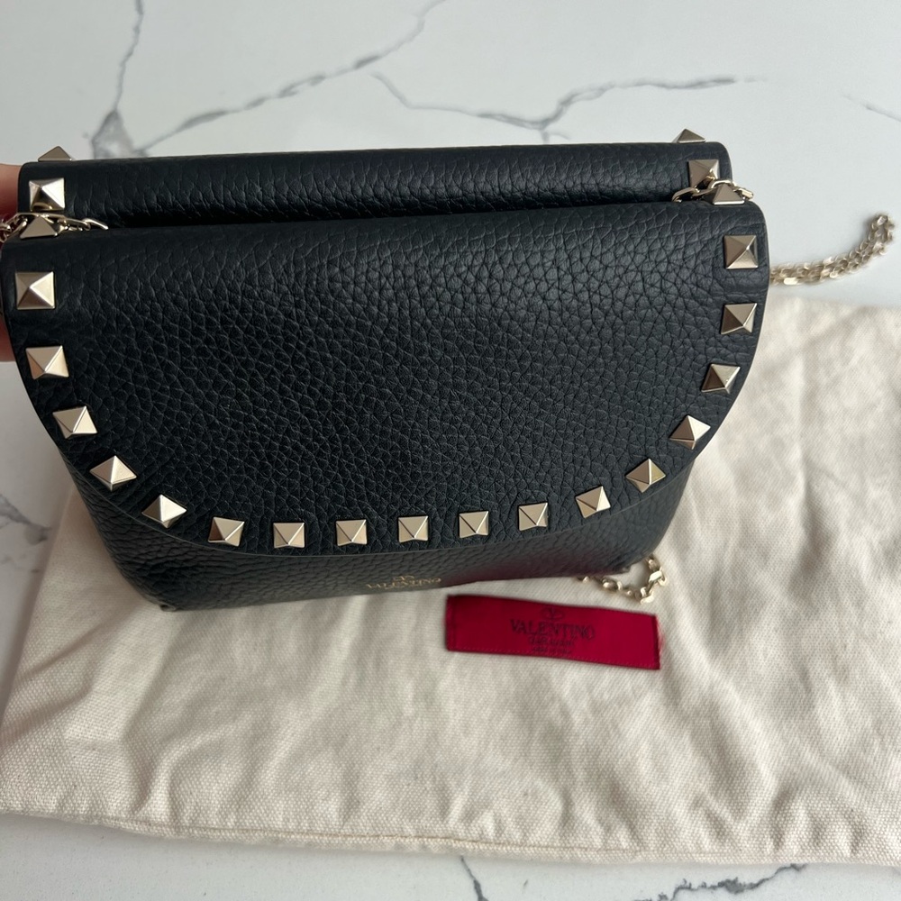 Authentic Valentino Rockstud Bag Authentic Black - Picture 3 of 5
